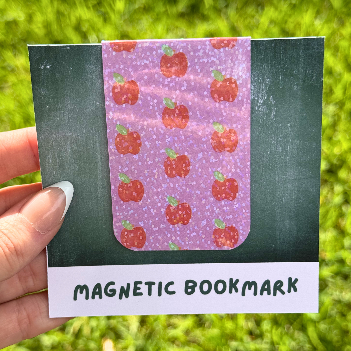 School Apple Magnetic Bookmark