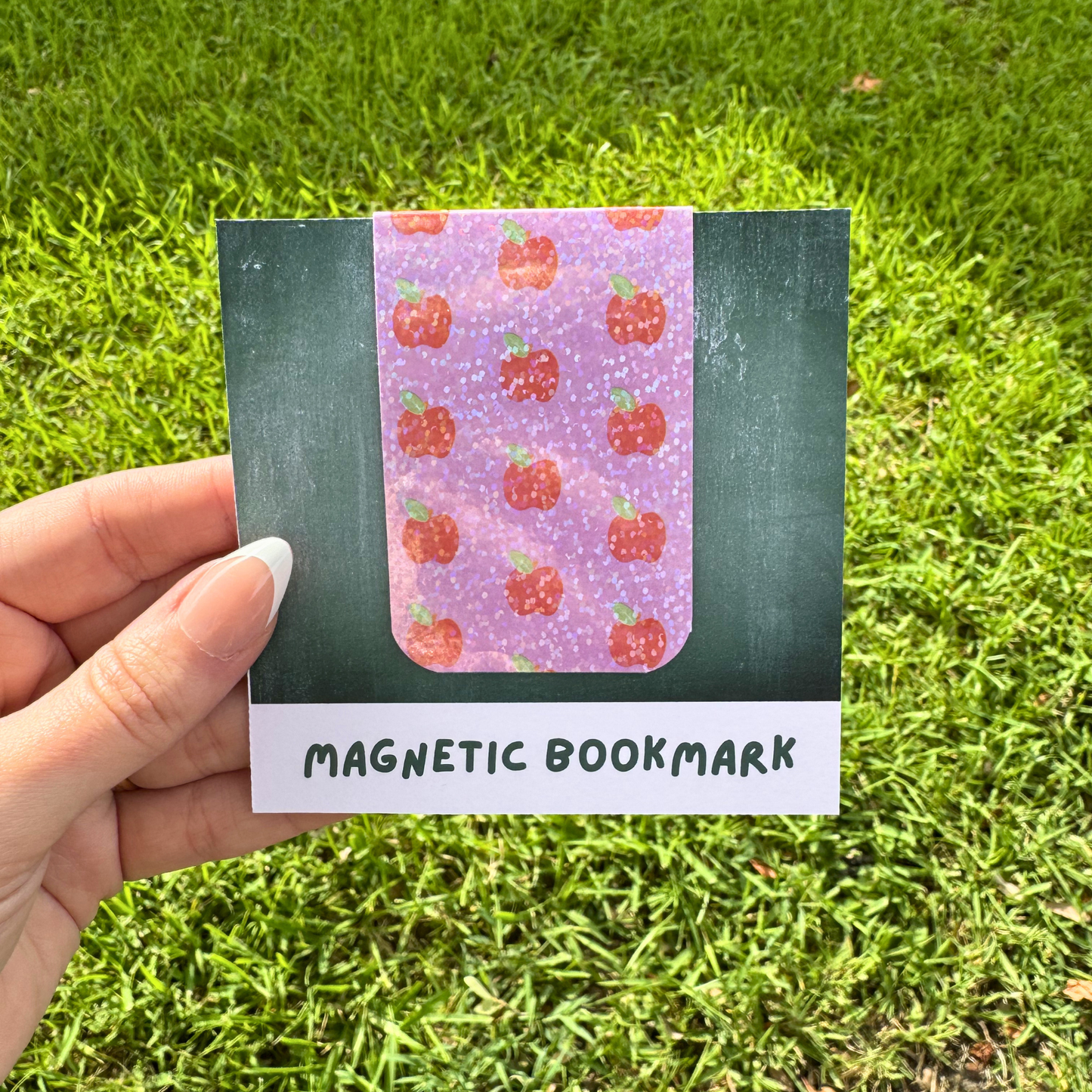 School Apple Magnetic Bookmark