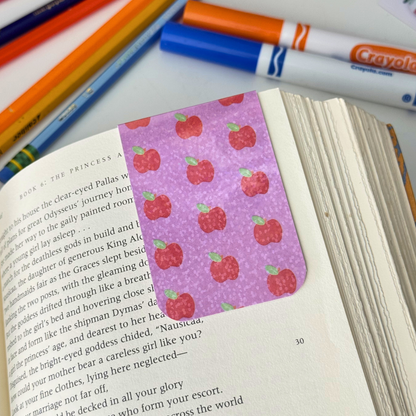 School Apple Magnetic Bookmark
