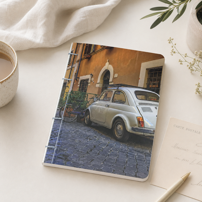 Handmade Vintage Car Notebook