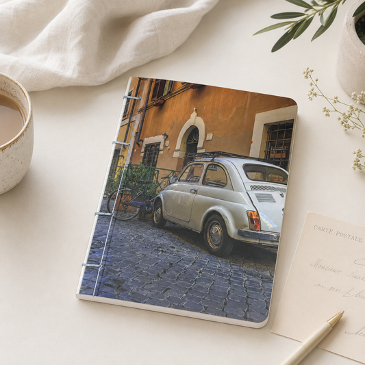 Handmade Vintage Car Notebook