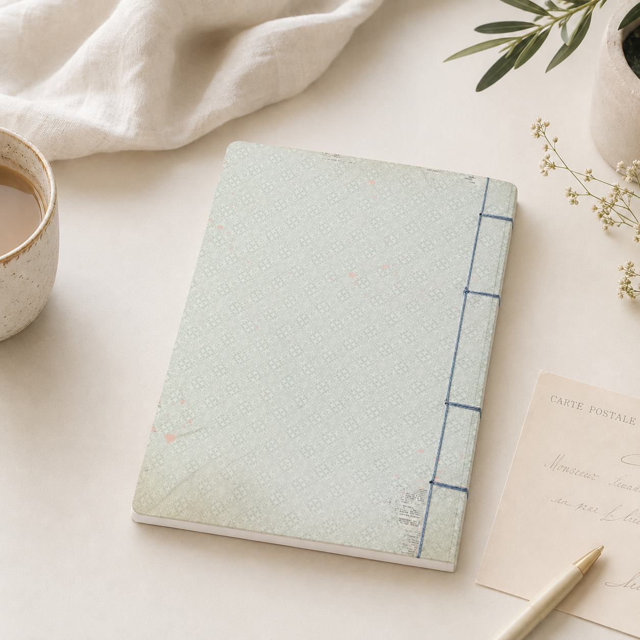 Handmade Vintage Car Notebook