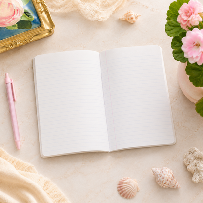 Handmade Coastal Vibes Notebook