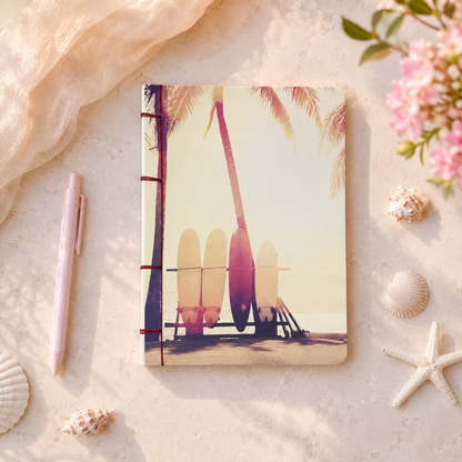 Handmade Surf Vibes Notebook