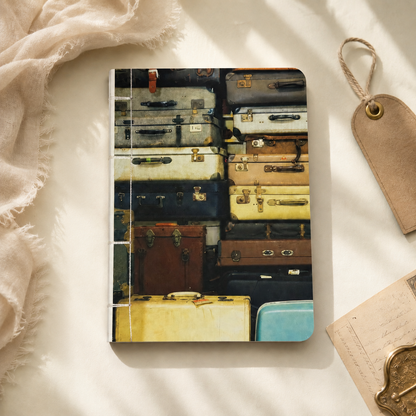 Handmade Vintage Luggage Notebook